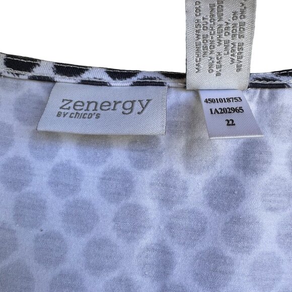 Chico's Zenergy Polkadot Sequins Tank Top 1 US M Stretchy Career Base Layer - Picture 3 of 10